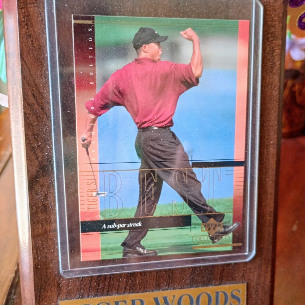 Tiger Woods Plaque